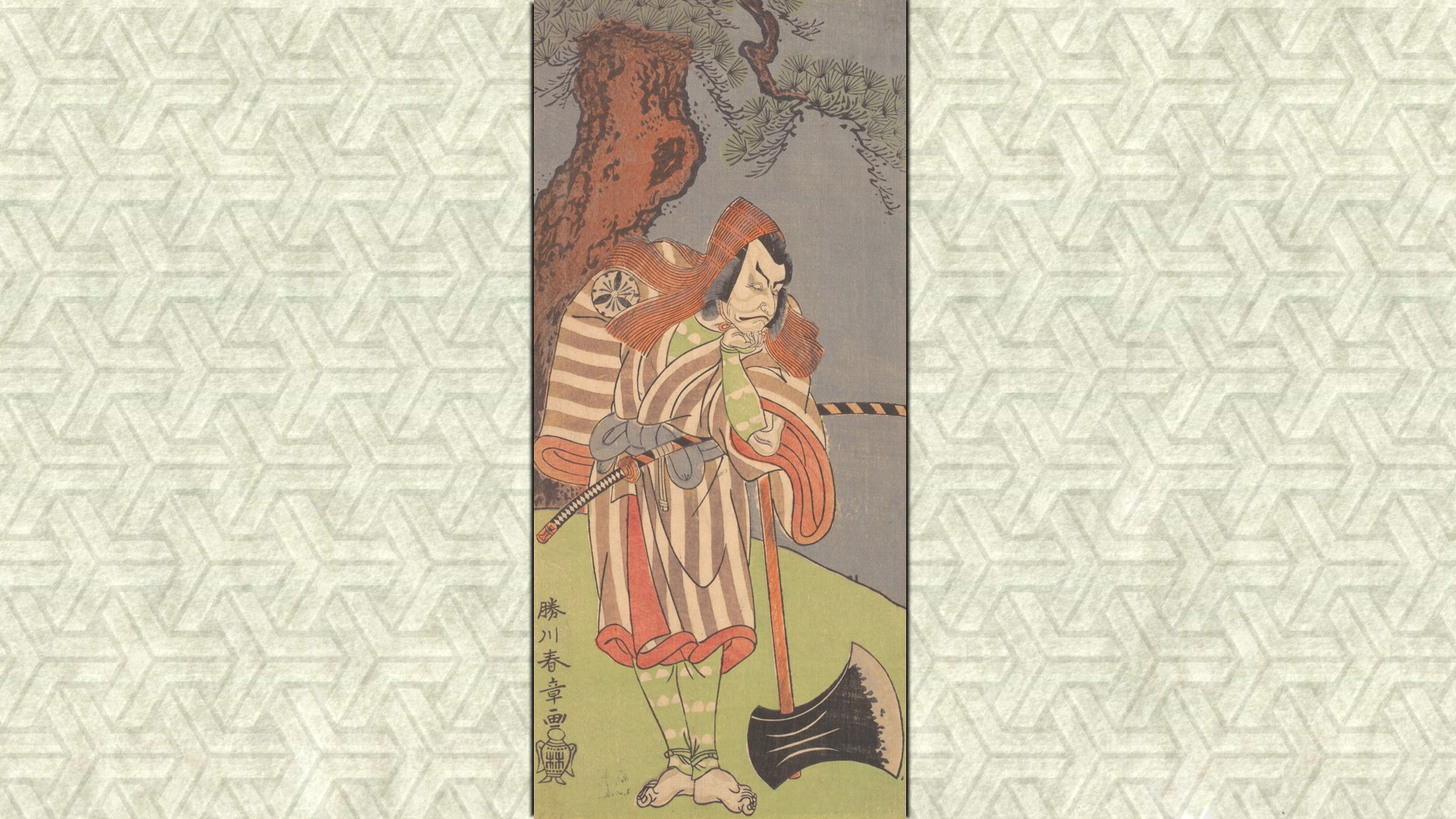 Японец с топором