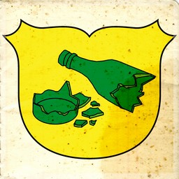 Герб города Осколково. Рисунок для игры Годвилль