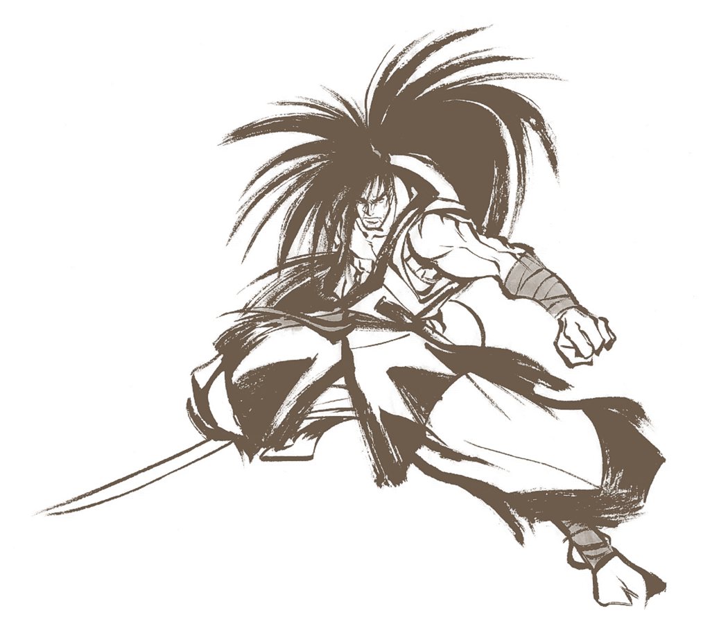 Хаомару, главный герой-протагонист серии игр Samurai Shodown