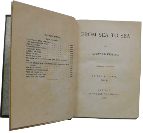 Книга «От моря до моря», Редьярд Киплинг