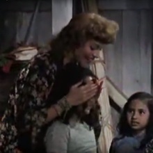 Не смотри на зло! Рита Хэйворт в роли Сэди Томпсон. Кадр из фильма «Мисс Сэди Томпсон», 1953 г. Columbia Pictures