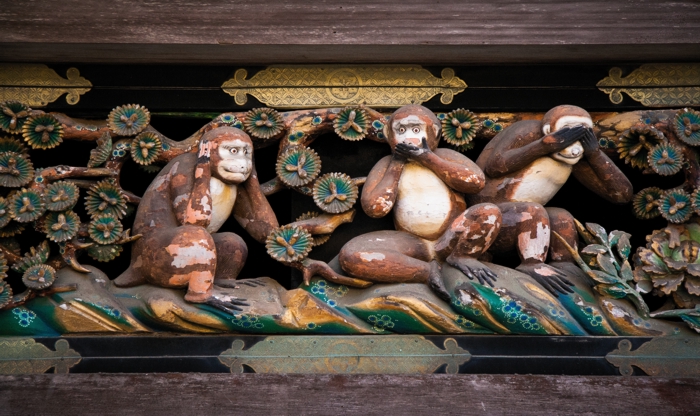 Три обезьяны из Никко