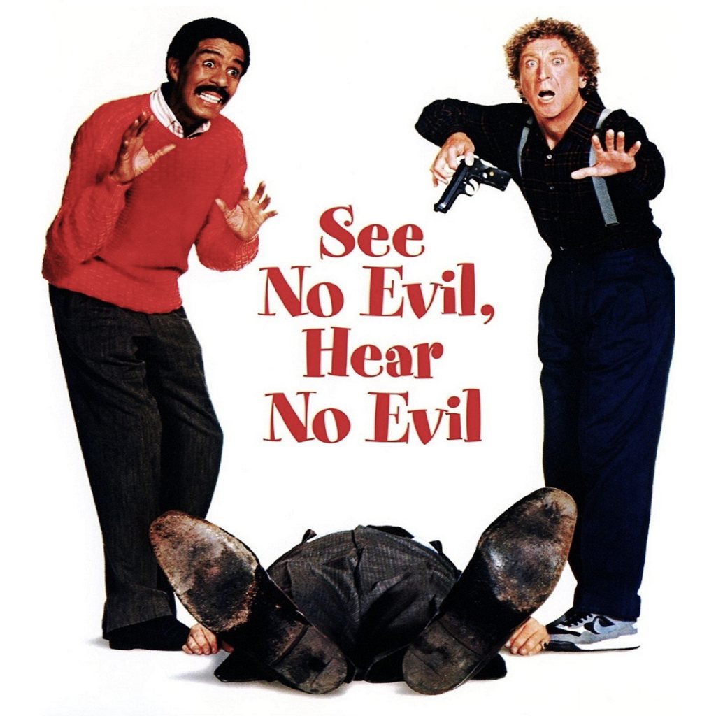 Постер к фильму «Ничего не вижу, ничего не слышу». TriStar Pictures, США, 1989 г.