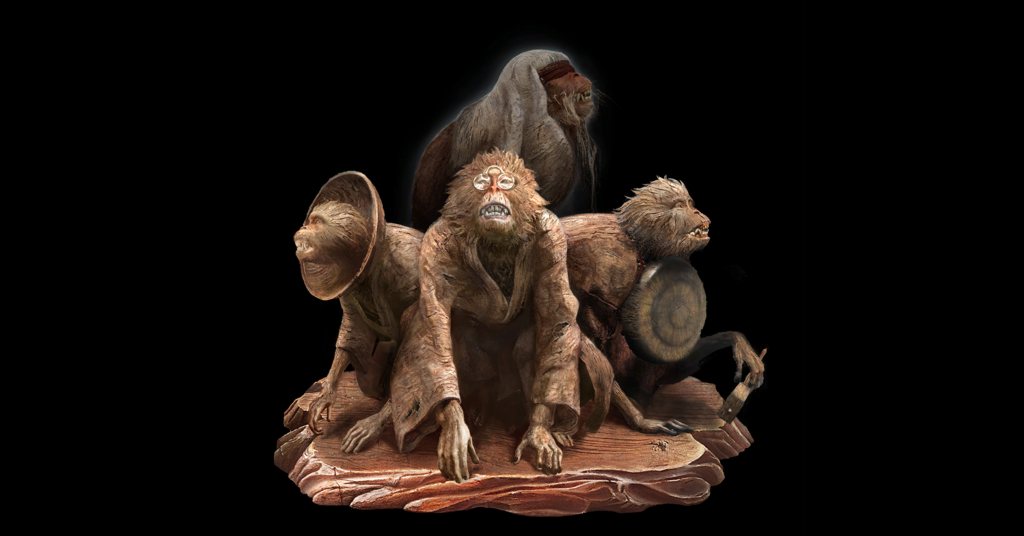 Приз — четыре обезьяны